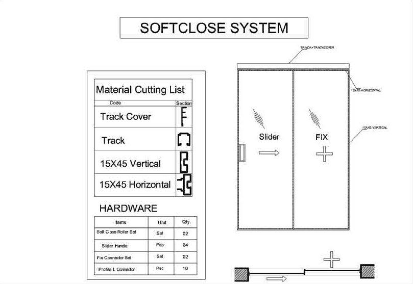 Soft close Slider layout