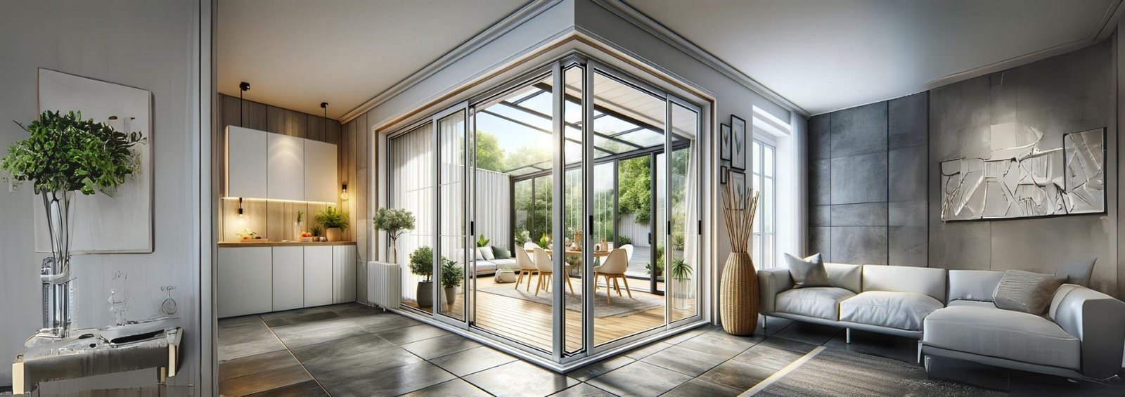 upvc corner sliding door