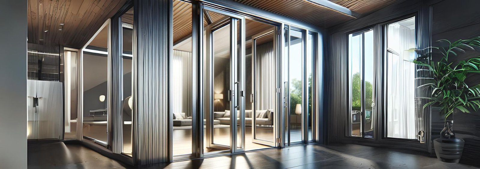 Aluminium Casement Doors 