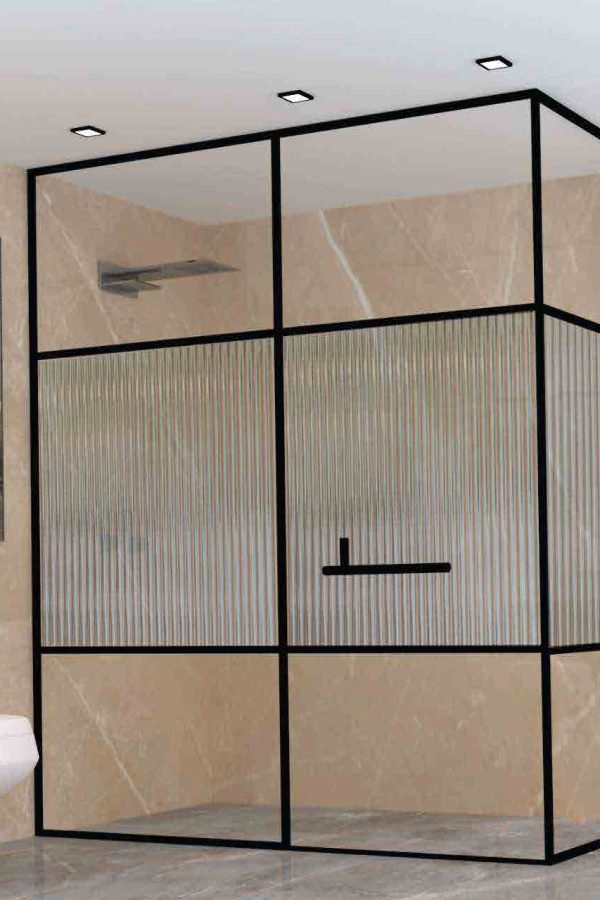 Invisible Hinge Shower